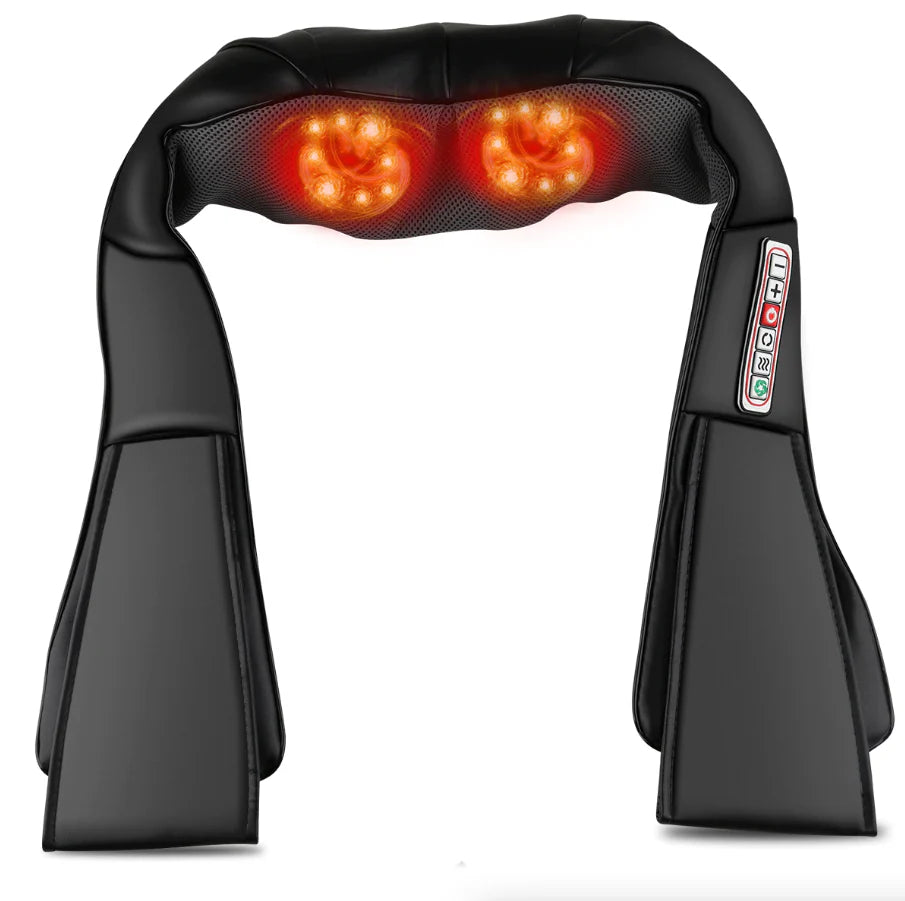 Neck and Back heated massager for (Instant pain relief)!