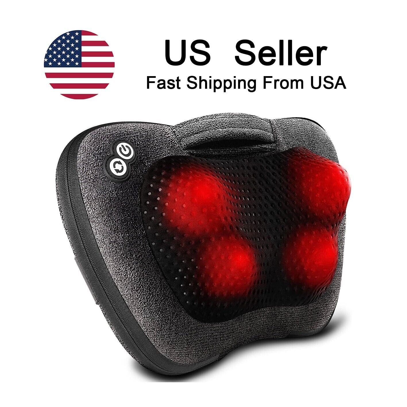 Back Massager Neck Massager with Heat, Massage Pillow